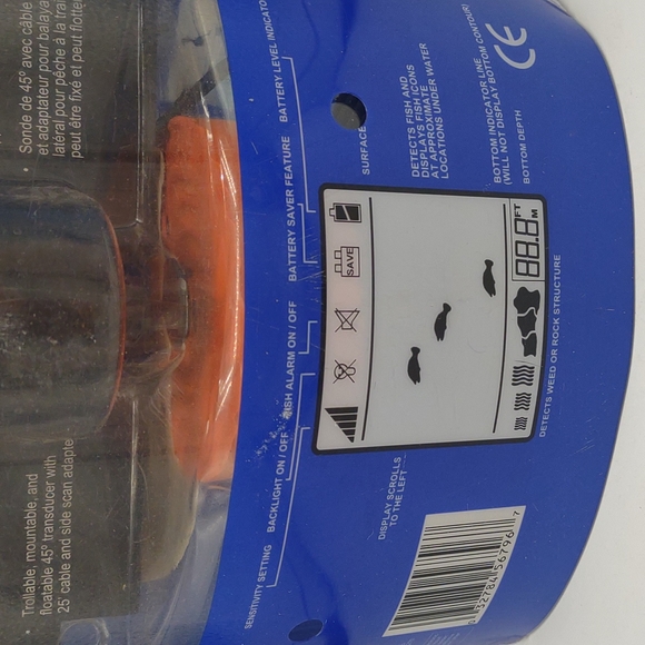 Zebco fish finder zf200 portable handheld fishing fisherman detect underwater - Picture 13 of 15